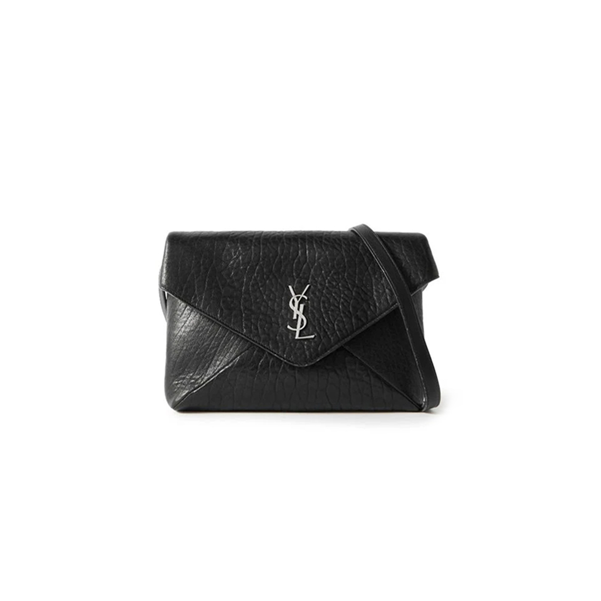 YSL CASSANDRE ENVELOPE MESSENGER IN LAMBSKIN 801490AACIU1000 (23*16.5*6cm)